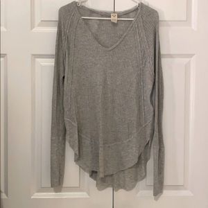 Free People Waffle Knit Tunic